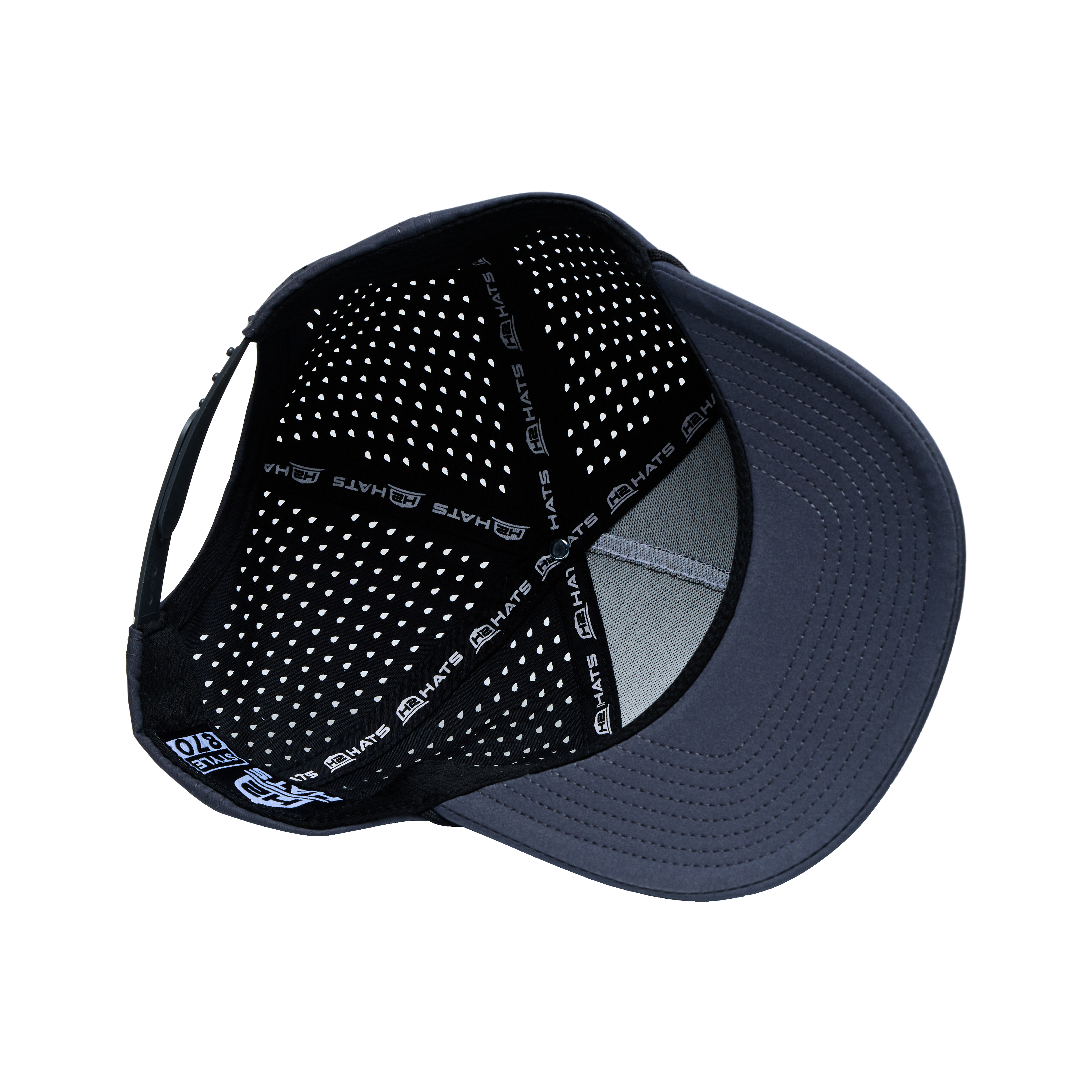Charcoal Black 5 Panel Rope Secondary image