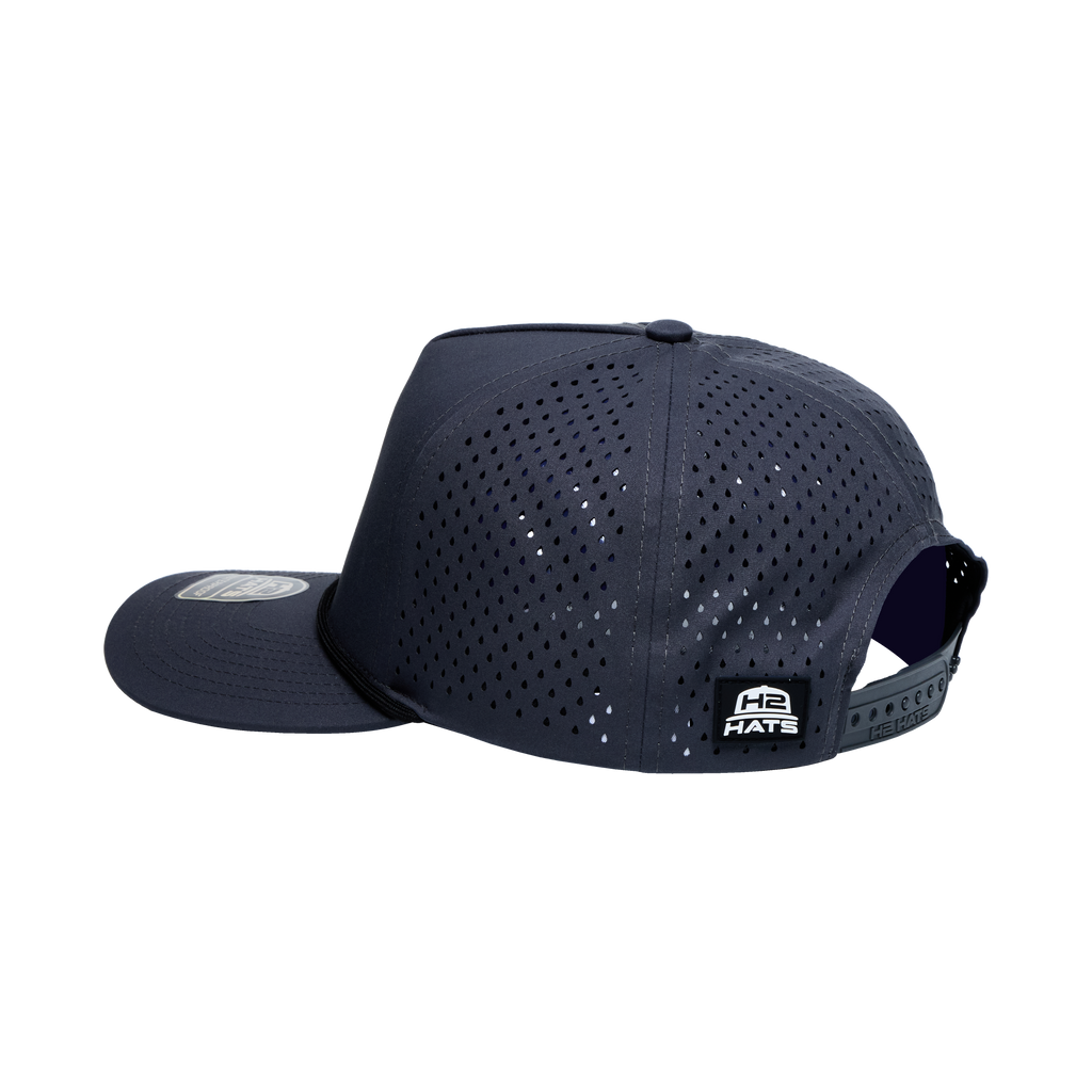 Charcoal Black 5 Panel Rope