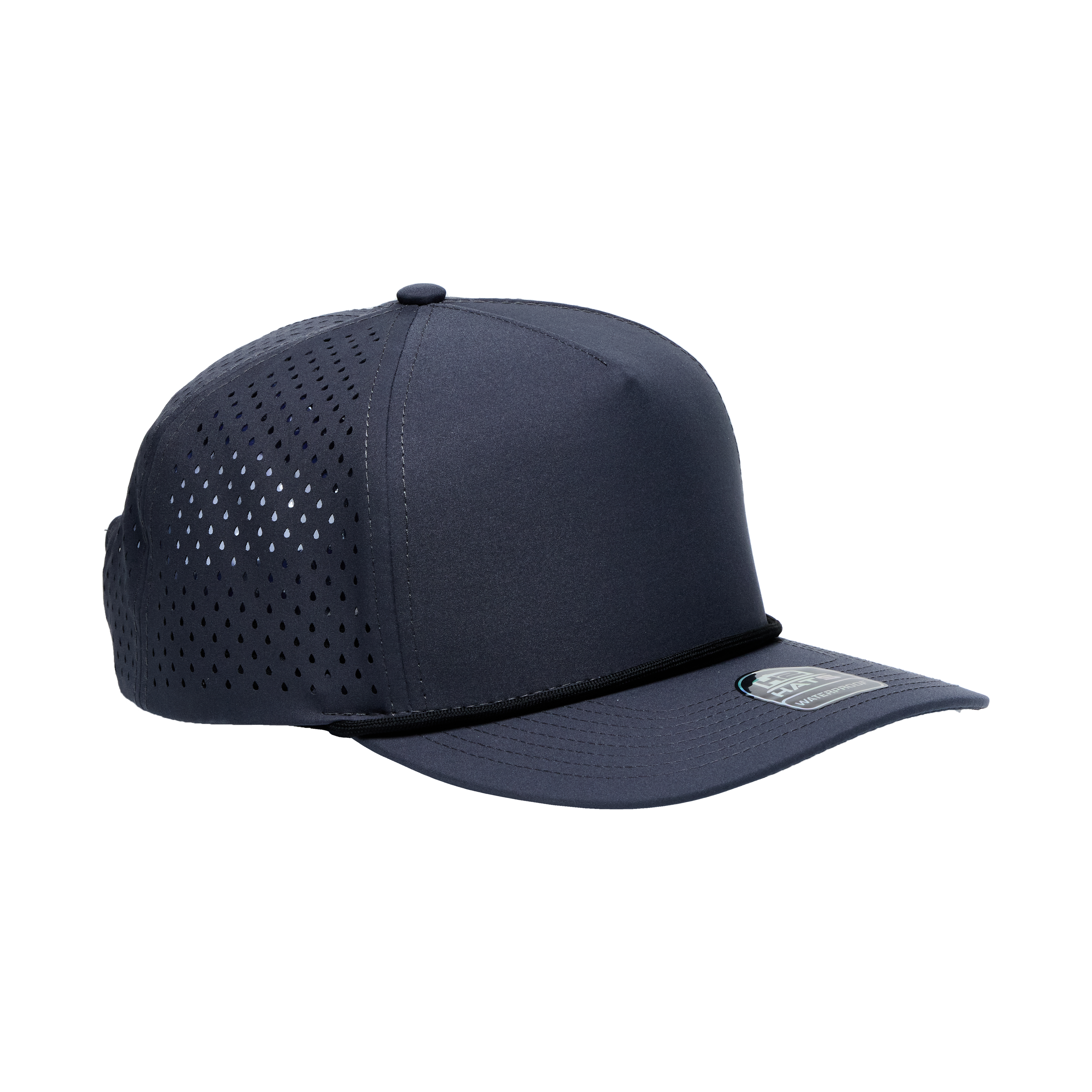 Charcoal Black 5 Panel Rope
