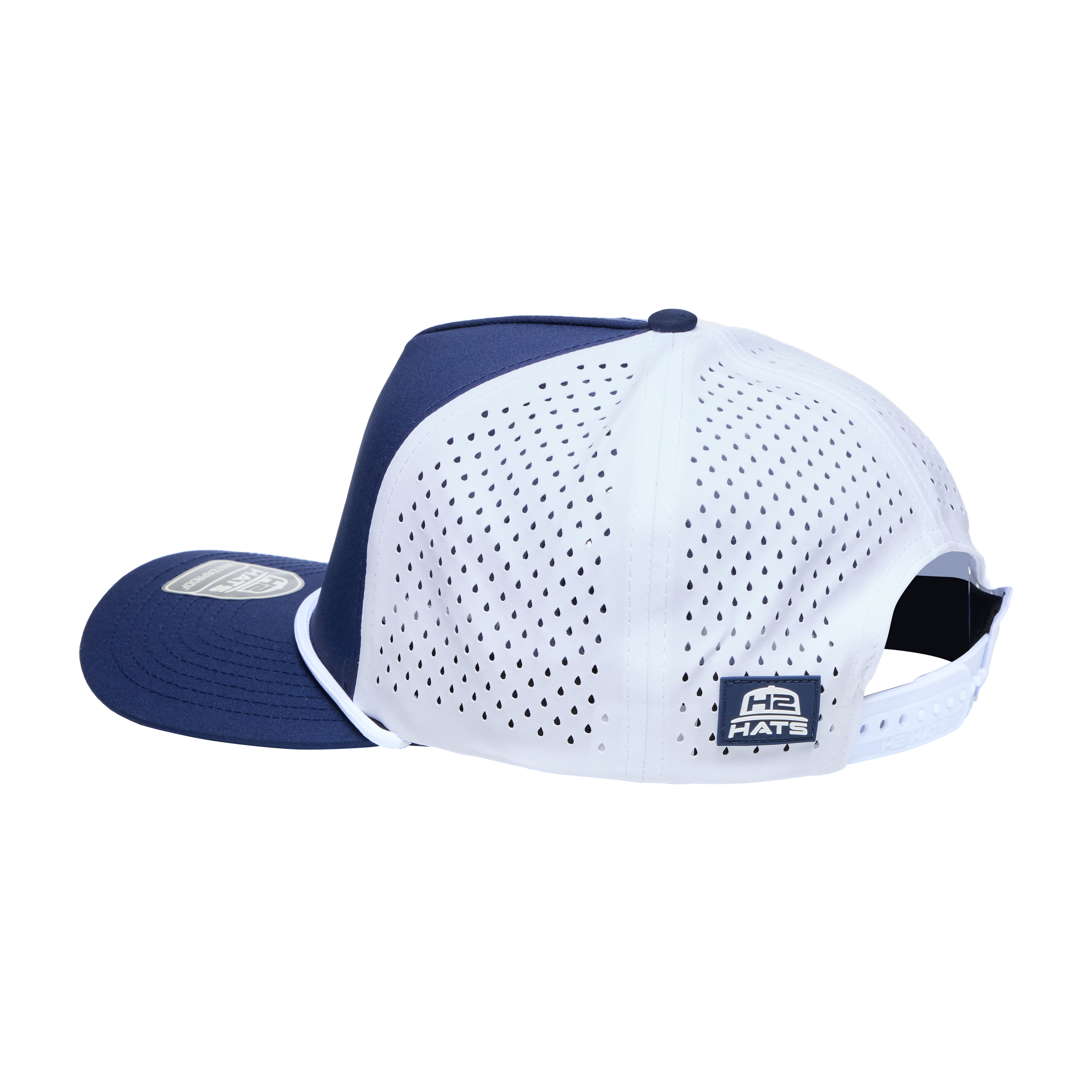Navy White White 5 Panel Rope