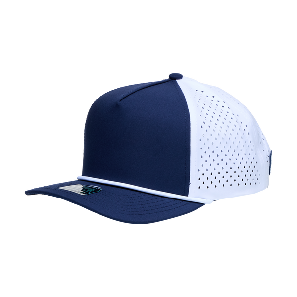 Navy White White 5 Panel Rope