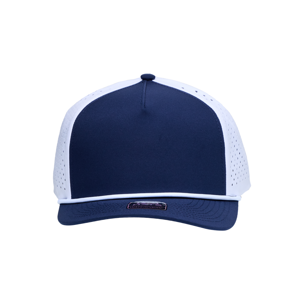 Navy White White 5 Panel Rope