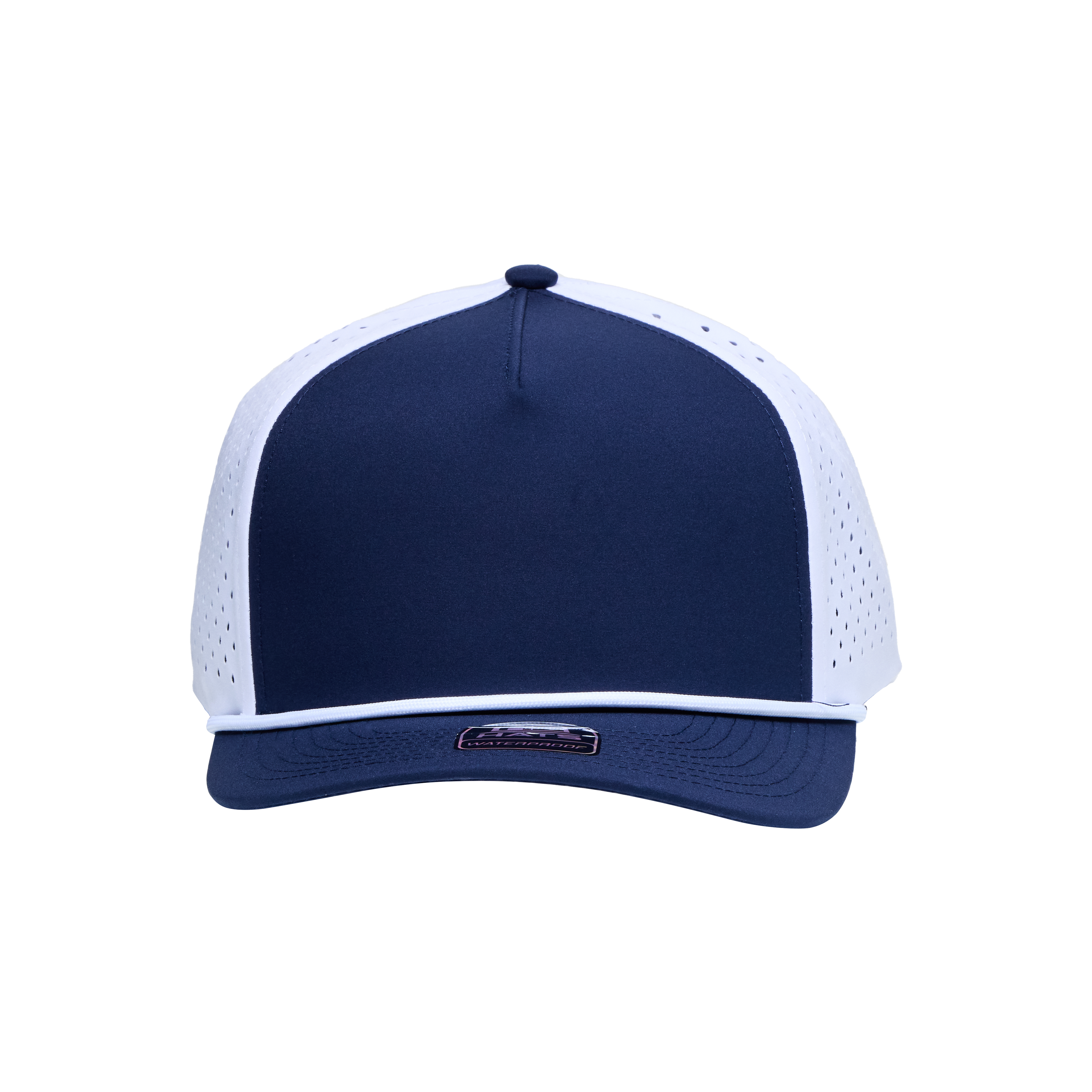 Navy White White 5 Panel Rope