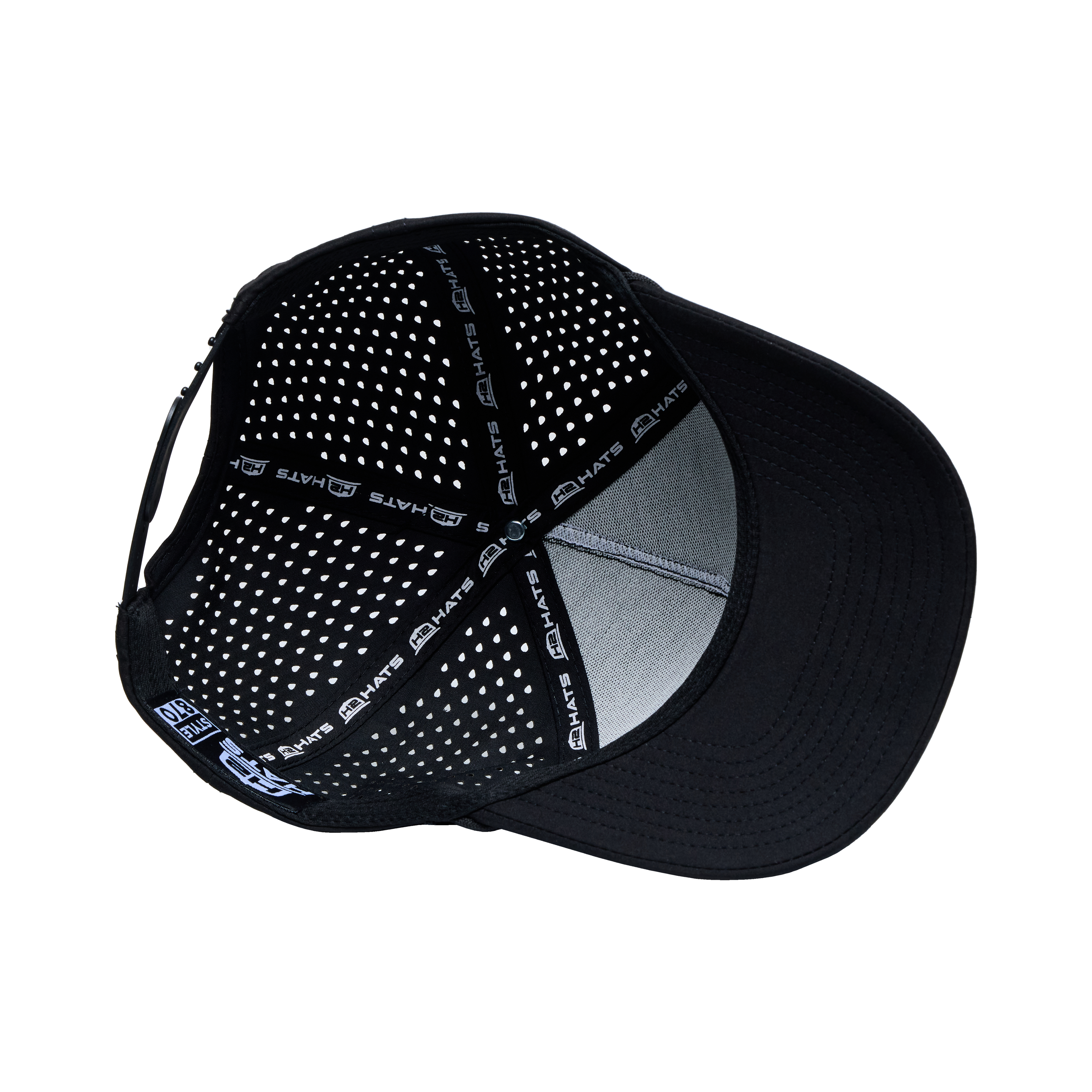 Black Black 5 Panel Rope