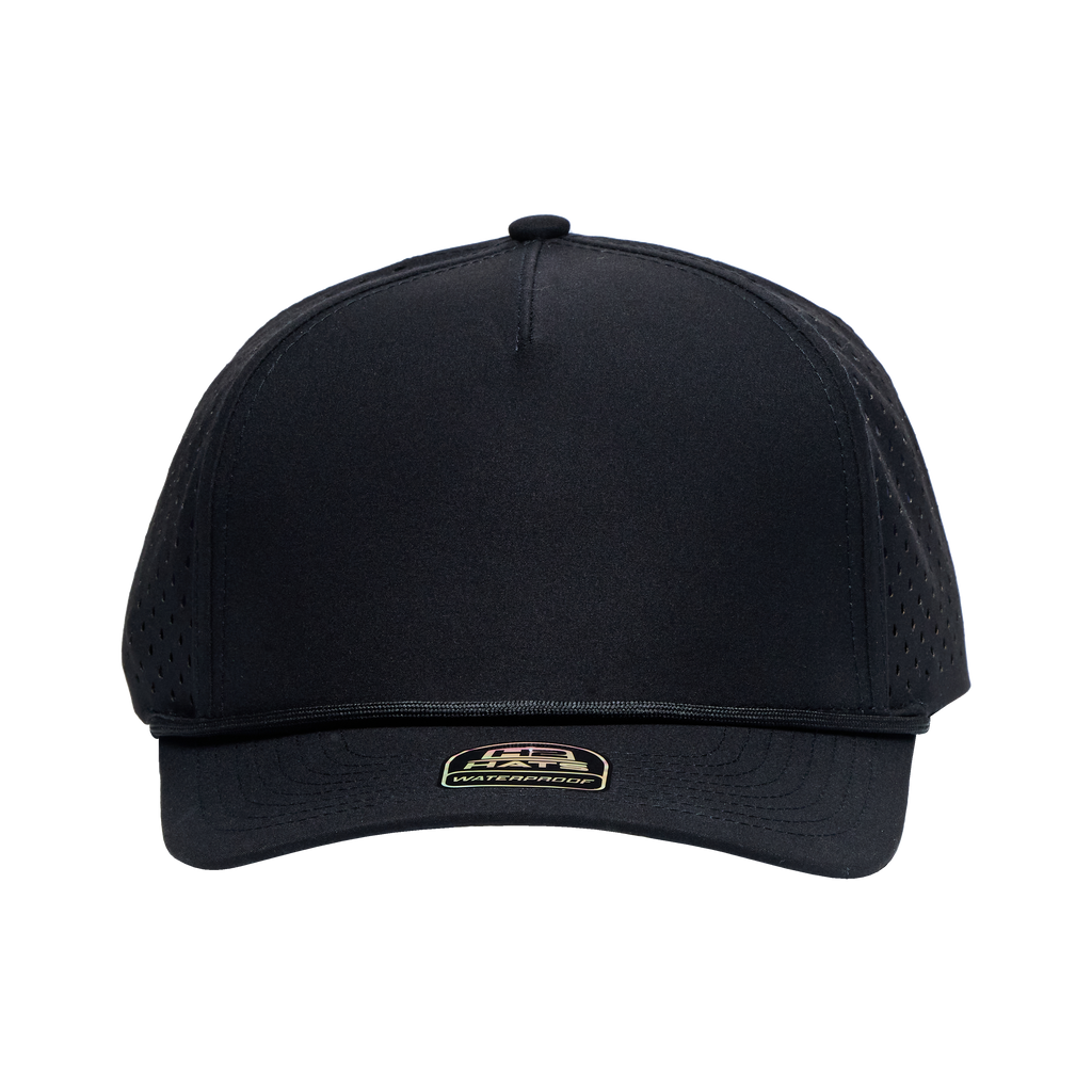 Black Black 5 Panel Rope