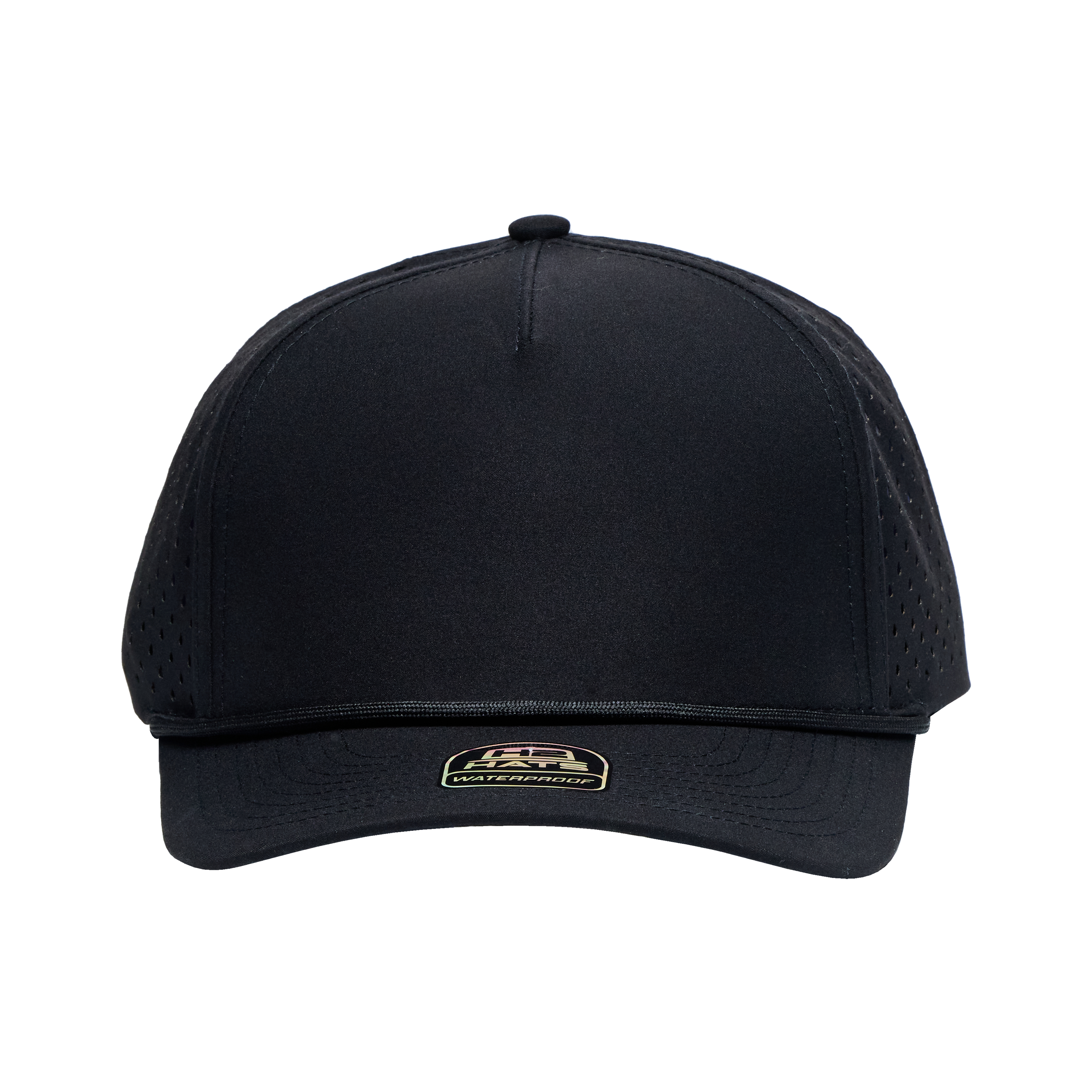 Black Black 5 Panel Rope
