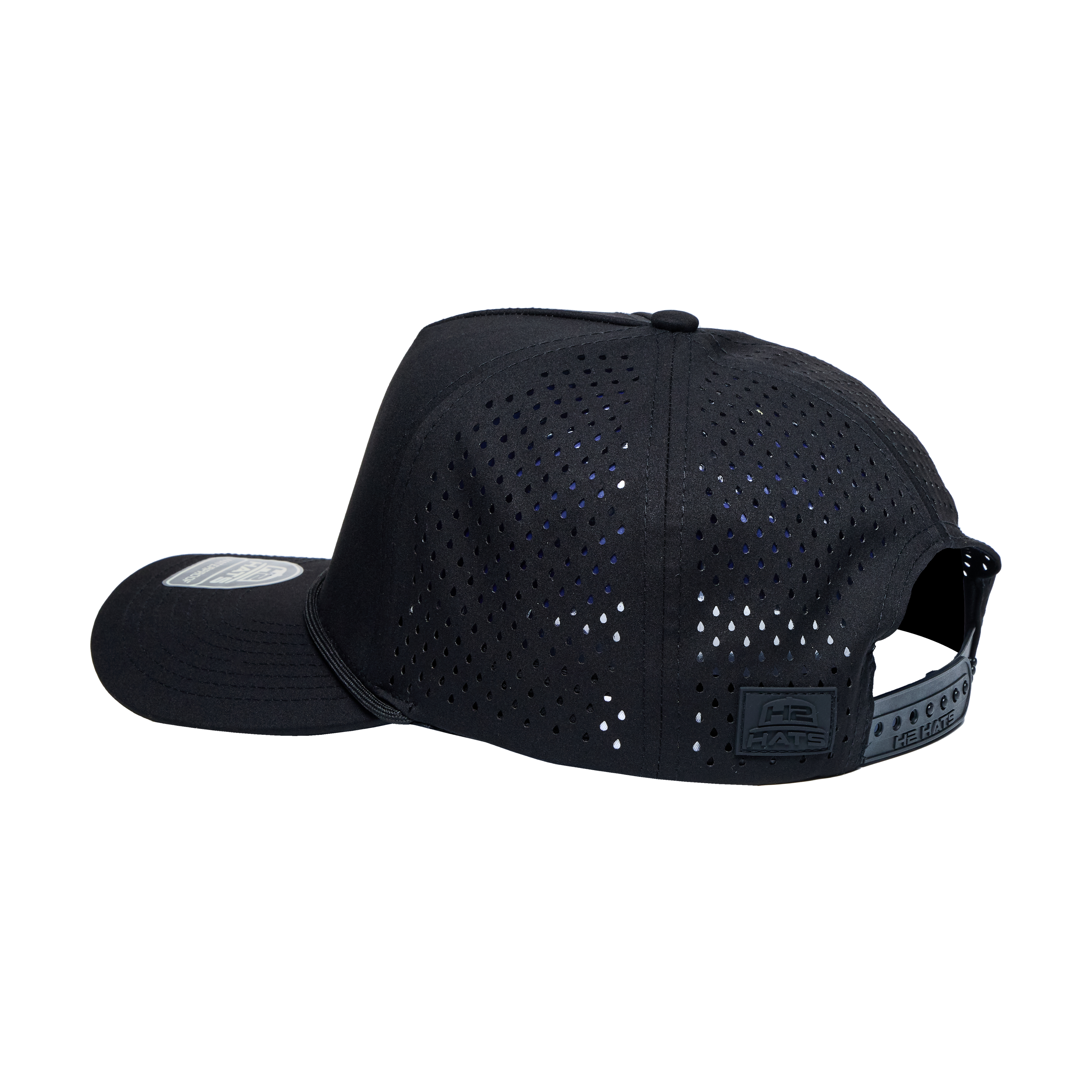 Black Black 5 Panel Rope