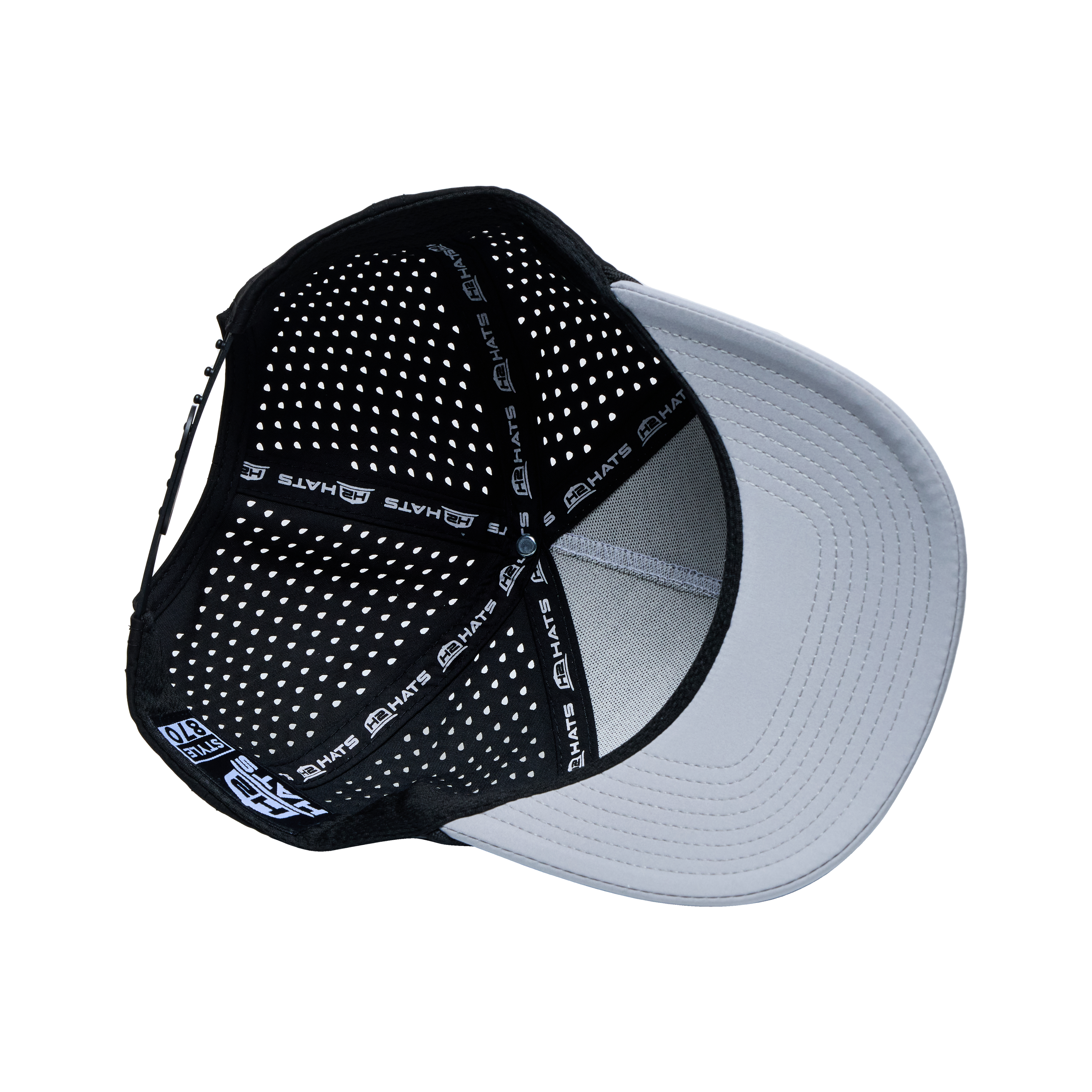 Gray Black Black 5 Panel Rope