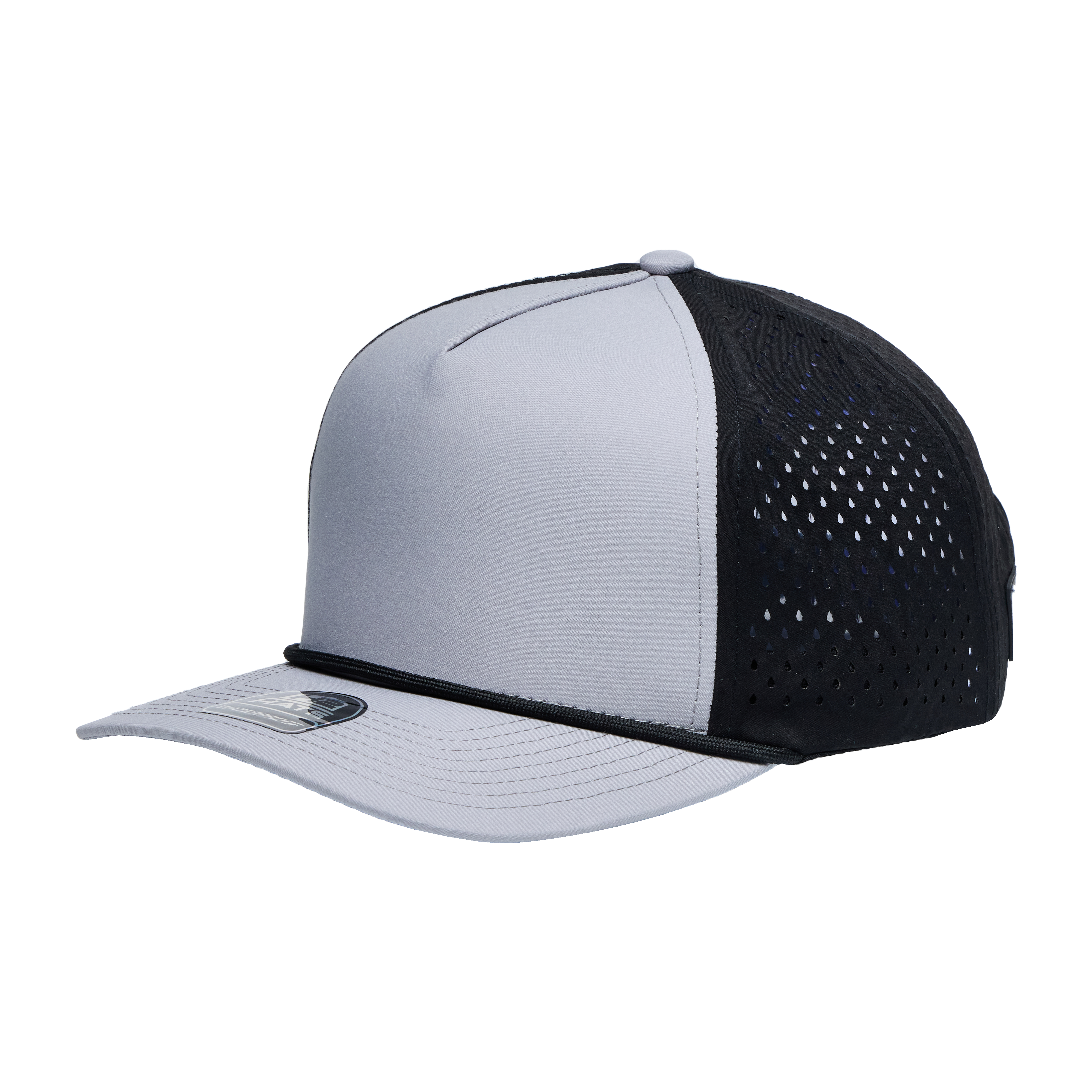 Gray Black Black 5 Panel Rope Main image