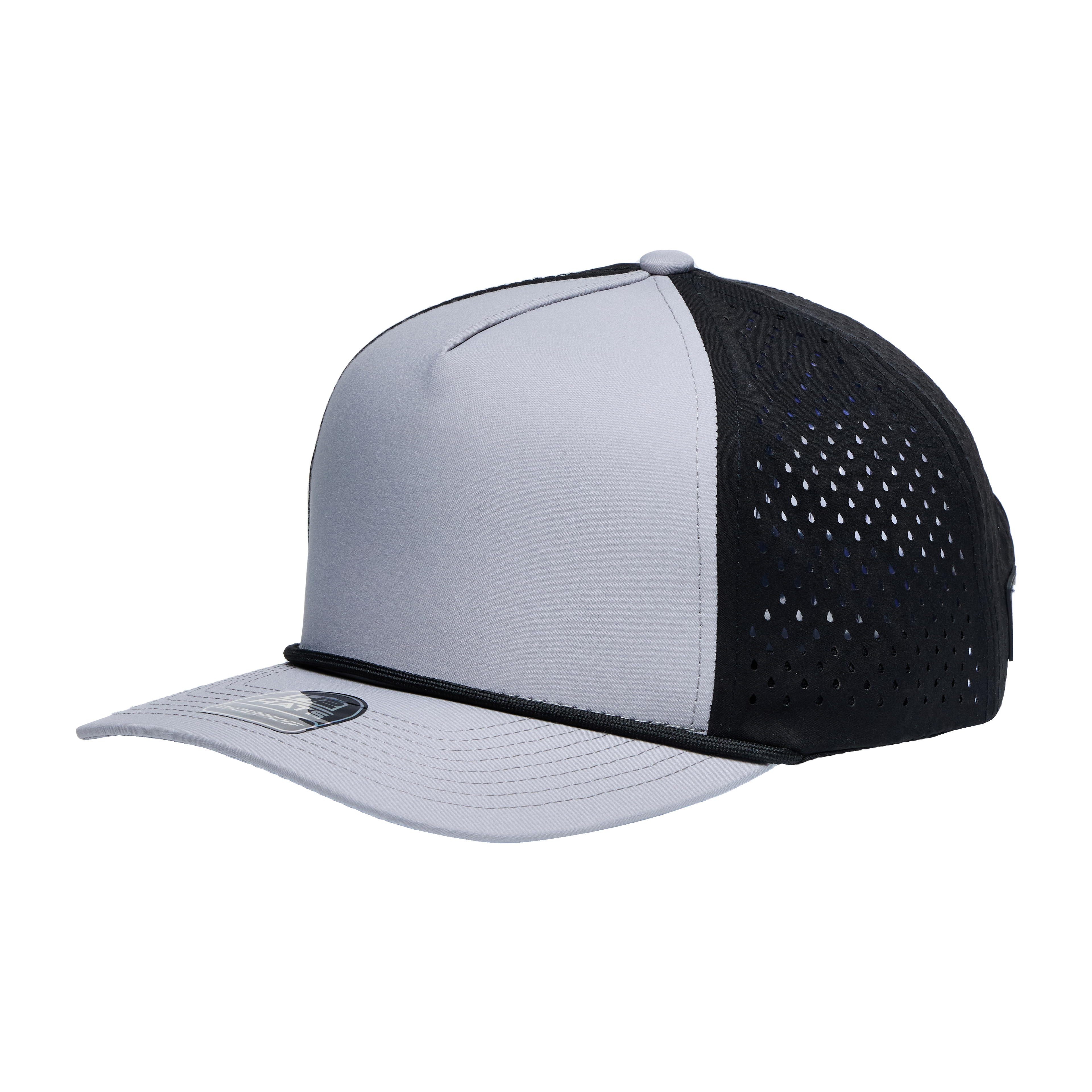 Gray Black Black 5 Panel Rope