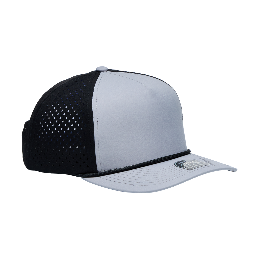 Gray Black Black 5 Panel Rope