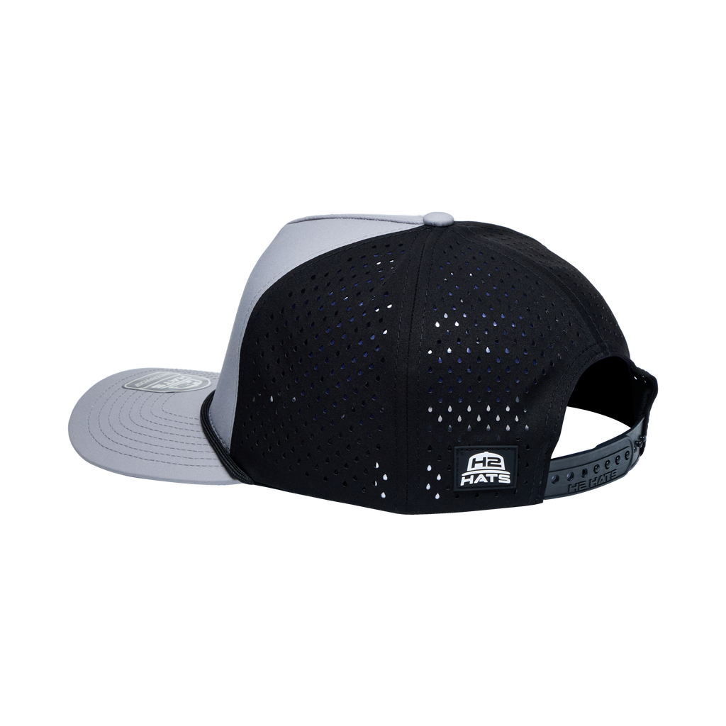 Gray Black Black 5 Panel Rope
