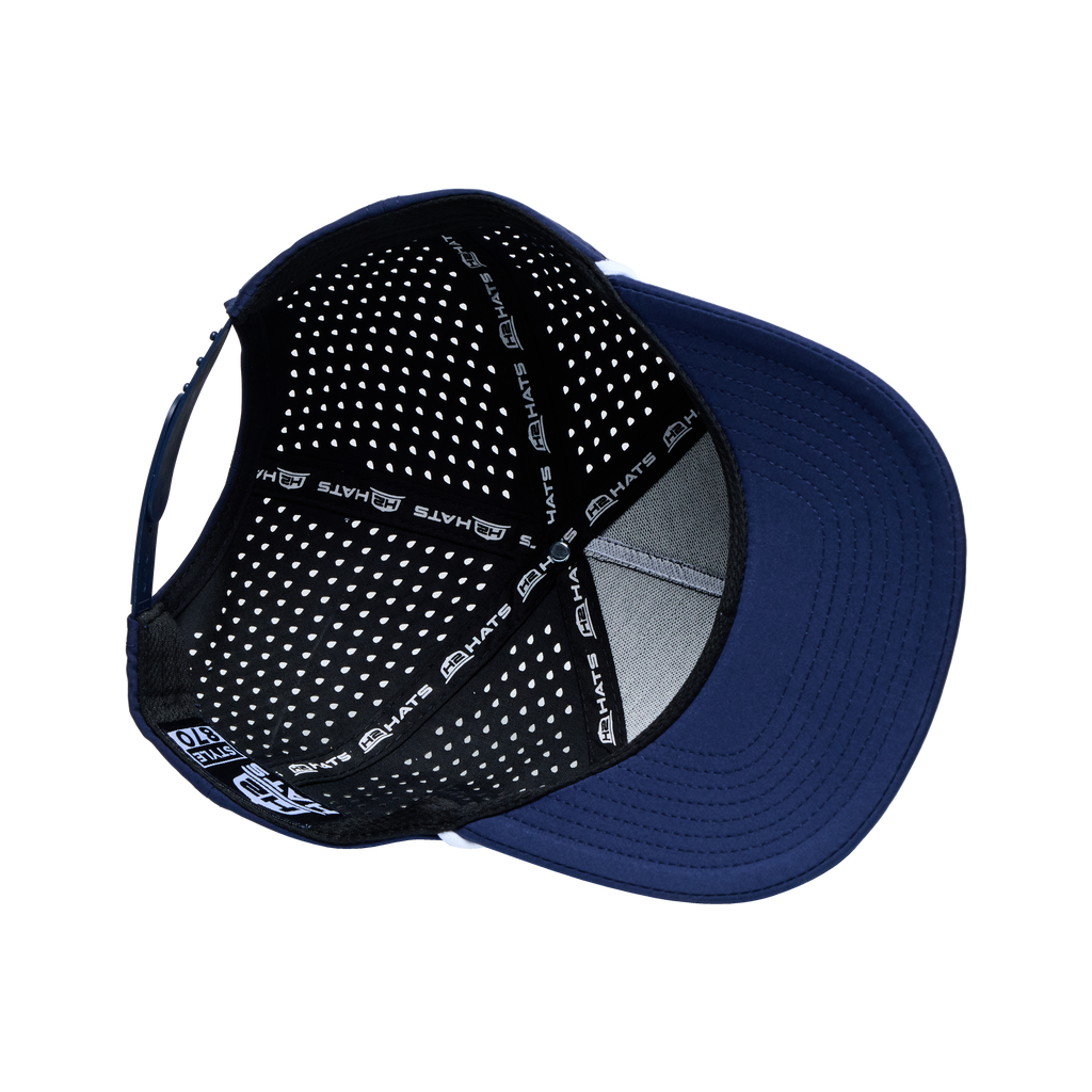 Navy White 5 Panel Rope